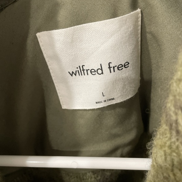 NWT Aritzia Wilfred Free Autumn Shacket – Sage/Moss – Size L - Picture 9 of 12